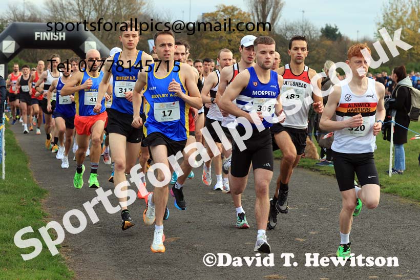 Senior Mens and Womens 2024 Heaton Memorial 10k Road Race, Newcastle Town Moor, Newcastle.   Photo: David T. Hewitson/Sports for All Pics